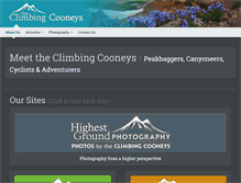 Tablet Screenshot of climbingcooneys.com
